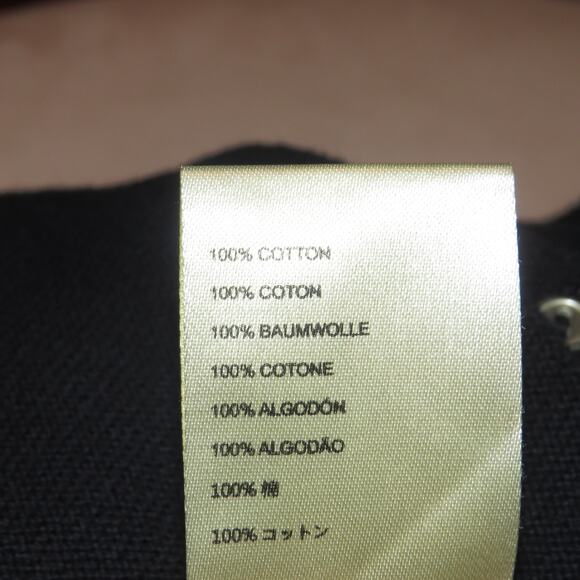 Free People Navy Mixed Media Light Magic Henley Balloon Sleeve Top - Picture 11 of 12